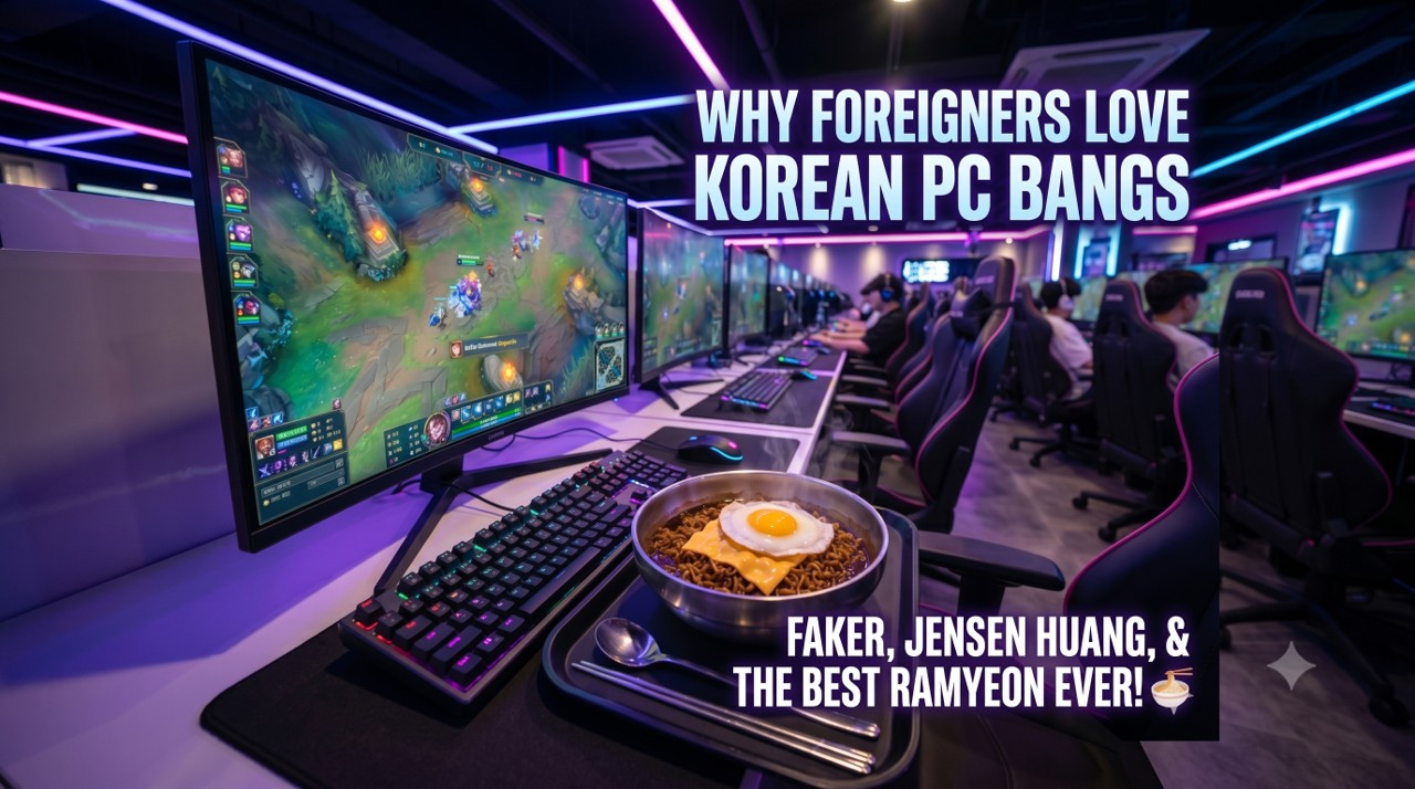Why Tourists Are Now Flocking to Korean PC방 (PC Bang): Faker, Jensen Huang, and the Best Ramyeon You'll Ever Eat at a Computer