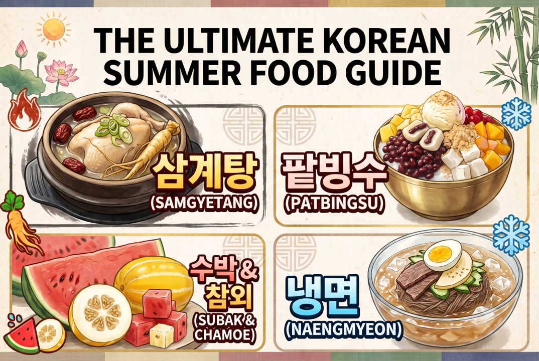 The Ultimate Korean Summer Food Guide: From Samgyetang to Patbingsu